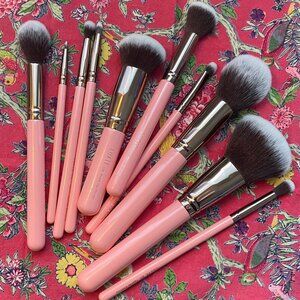 LUXIE Makeup Brushes in Rose Gold and Pink Set of 10 Brand New NWOT